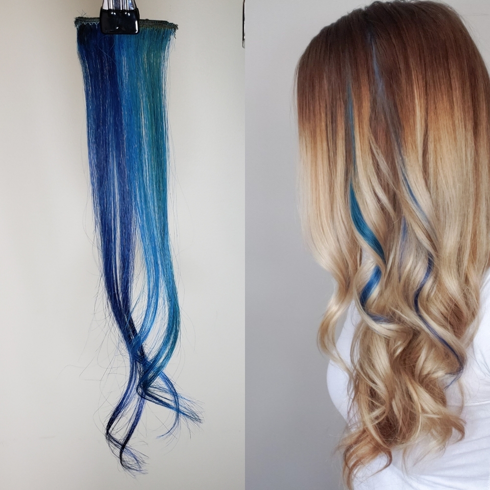 Euronext Blue Clip-In Human Hair Extensions